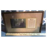 Vintage 1921 Morris& Bendien NY framed/glass