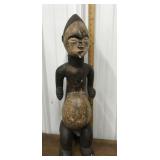 Large carved wood tribal figure *not perfect