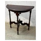 demilune console Table approx. 24x12x25