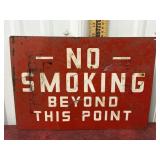 No smoking sign