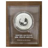 Sterling Silver proof coin in case