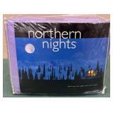 New Northern lights, purple queen, flannel sheets