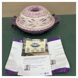 Temp-Tations Old World shallow Baker and bowl set