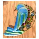 Colorful Metal Bird Decoration-indoor/outdoor