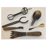 Primitive kitchen gadgets - ice box ice scraper,