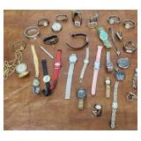 Display of watches pocket watches etc