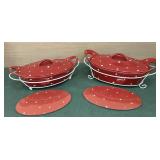New temp-tations Polka Dot red and white 8 piece