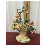 Cast iron door stop -basket