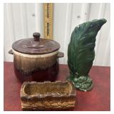 McCoy bean pot, Royal Haeger vase *not perfect