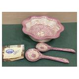 Temp-Tations Old World 12 inch Fluted Salad Bowl