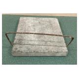 Soapstone foot warmer