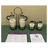 New temp-tations Old Works oil and vinegar caddy