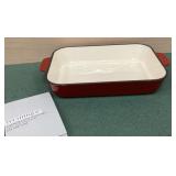 New Red Technique Porcelain Enamel Cast Iron