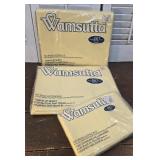 Retro NOS sheets - twin yellow flat/ fitted/ 2