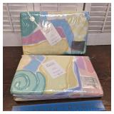 2 twin SETS Retro NOS sheets -