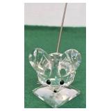 Signed Swarovski Crystal Large Mouse