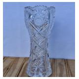 American Brilliant Corset Flower Vase with