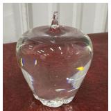 Steuben glass apple