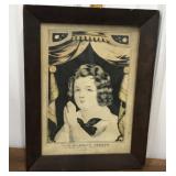 The Morning Prayer, Currier & Ives print *not