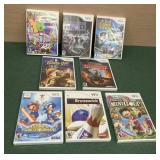 8 Wii games - most new