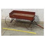 Tin Wagon w/Iron Wheels