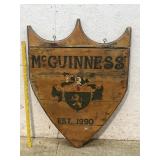 McGuinness Double Sided Coat Of Arms Tavern Sign