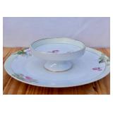 Noritake Pedestal-Plate (attached) Tidbit