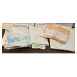 Older sheets - blue & white floral full, pillow