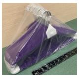 New - 100 purple hangers and extra clips