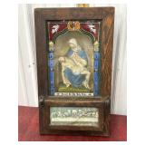 Antique Religious last rights cabinet