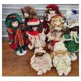 Porcelain dolls with stands $donated to Candor