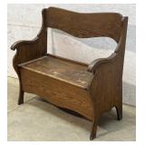 Lift Top Bench (Oak) 41/19/18