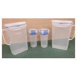 New 2 Lock and Lock pitchers with mixers