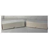 2 Boxes of Baseball Cards in Storage Boxes. Many