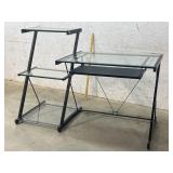 Computer Desk w/ Glass Top 58/24/40