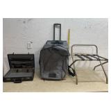 Ross Rolling Duffel Bag , Folding Luggage Holder