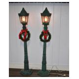 Pair of 36" Tall Holiday Lamp Posts.  Pick up in