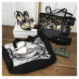 Coach wallet, Guess Shoes, Elim & Paul bag set