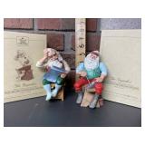 2 Hallmark Santaï¿½s.   The toymaker 1987