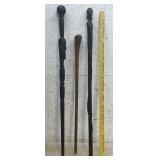 Carved Walking Sticks (3)