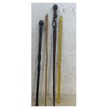 Carved Walking Sticks (3)