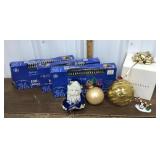 Christmas lights, ornaments