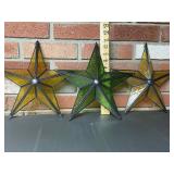 3 stained glass look Stars 11ï¿½ each
