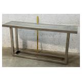 Chrome Ultra Modern Coffee Table 60/16/30