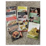 6 Italian cookbooks and 5 magazines