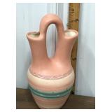 Signed Southwest pottery vase