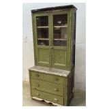 2 Piece Stepback Cupboard 34/22/75