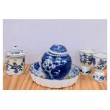 Blue & White Porcelain+ Pottery