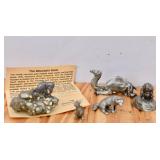 Mini Pewter Figures Lot