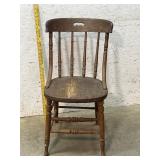 Plank Seat Kitchen Chair